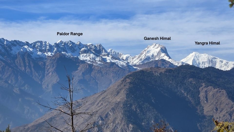 41 Best Photos from Langtang Trek 6 Ganesh Himal, Paldor Range and Yangra Himal