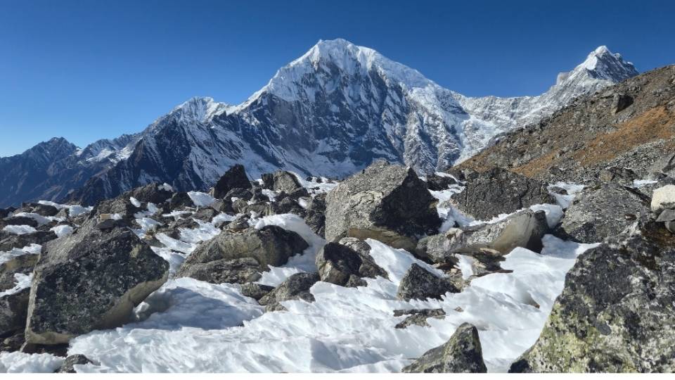 41 Best Photos from Langtang Trek 11 Langtang Lirung View from Tserko Ri