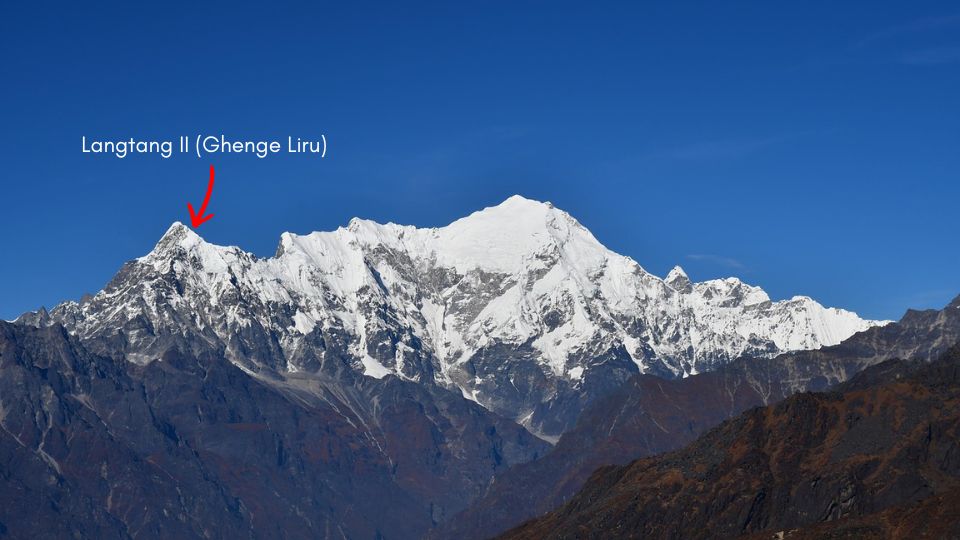 13 Major Mountains You Will Spot on the Langtang Valley Trek 3 Langtang II (Ghenge Liru)
