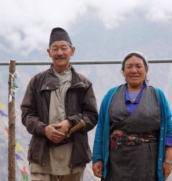 Thulo Syabru Village Guide - History, Trekking Routes, Accommodation, Culture 13 Ethnic Tamang Couple from Thulo Syabru